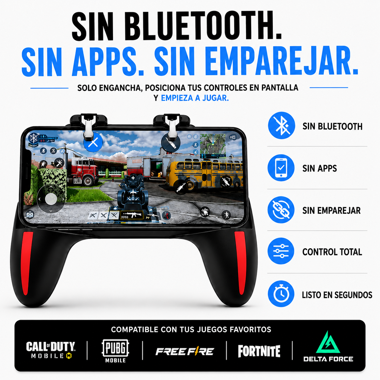 Controlador de movil Gamerfy H10