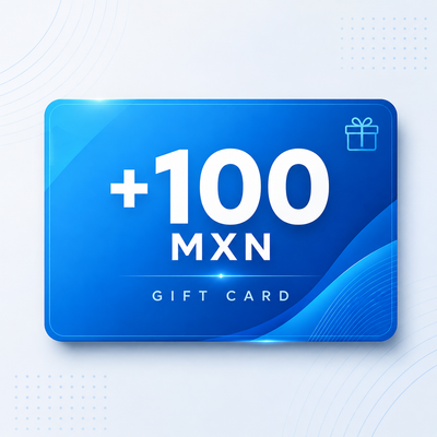 +$100 MXN GIft Card